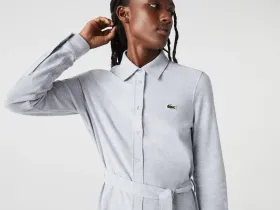 Женское хлопковое платье Lacoste