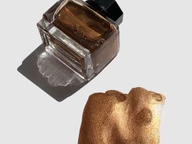 Тушь для рисования и каллиграфии Малевичъ, 15 мл, металлик