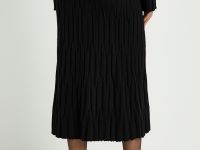 Вязаная юбка силуэта трапеция