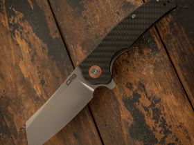 Складной нож CJRB Crag, сталь D2, рукоять карбон