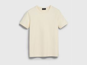 Базовая футболка из плотного хлопка, Желтый