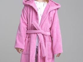 Халат текстильный для девочек