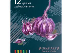 Набор карандашей пастельных монолитов Малевичъ GrafArt, 12 цветов