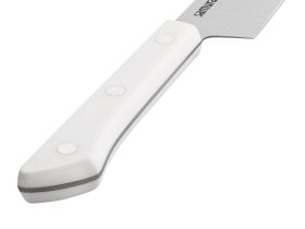 Набор из 3-х кухонных ножей (универсальный, для замороженных продуктов, шеф) Samura "Harakiri" (SHR-0230W) White, сталь AUS-8, рукоять ABS-пластик