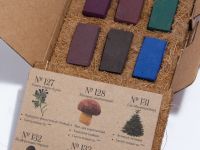 Набор пастели сухая, мягкая ручной работы EARTHBERRY "Лесная чаща", 6 цветов