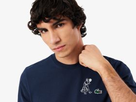 Мужская хлопковая футболка Lacoste