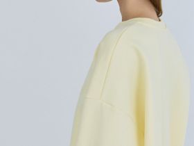 Свитшот с вышивкой, Желтый