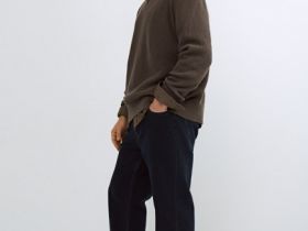 Прямые джинсы Straight, Синий