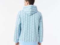 Мужская флисовая толстовка - худи Lacoste Monorgam
