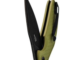 Складной нож Mr.Blade Wyvern blackwash сталь AUS-8, рукоять Olive FRN