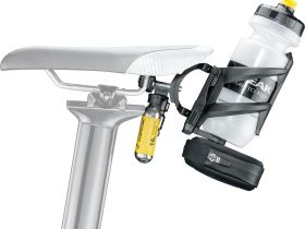 Подседельный держатель фляги и насоса CO2 Topeak TRI-BACKUP ELITE 90 TBU-ELT90 (черный)