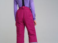 Брюки текстильные с полиуретановым покрытием для девочек