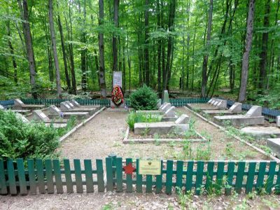 Братское кладбище советских воинов, погибших в боях с фашистскими захватчиками (21 могила)