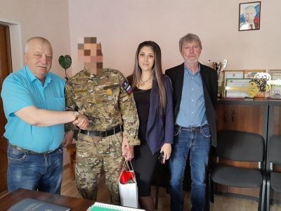 В Алдане прошла встреча с участником СВО