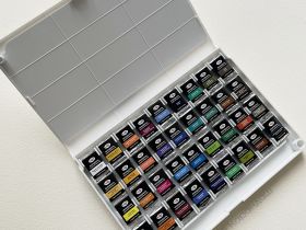 Набор акварели Гамма "Старый Мастер", 36 цв*2,6 мл. пластик. пенал