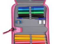 Пенал текстильный с наполнением для девочек