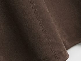 Юбка миди из искусственной замши, Коричневый