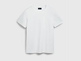 Базовая футболка из плотного хлопка, Белый