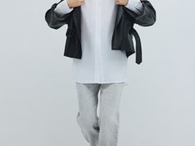 Рубашка из хлопка, Белый