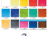 Набор акварели Talens "Van Gogh" 12 цв + 3 цв в кюв в пластик кор