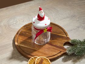 Емкость для хранения Рождественский джем/Christmas jam, дед мороз