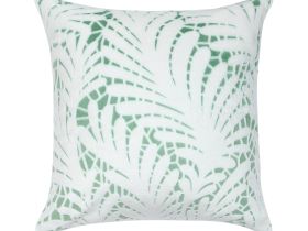 Наволочка декоративная Foliate, зеленая