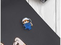 Значок деревянный MESHU "Space adventure", 2,8*3,9 см