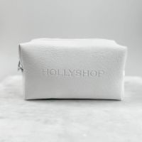 Белая косметичка из экокожи «hollyshop»