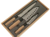 Набор из 3-х кухонных ножей Fissman Katana 3