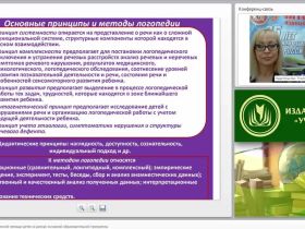 Организация логопедической помощи детям в рамках основной образовательной программы