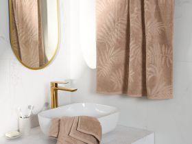 Полотенце махровое Tropico, бежевое