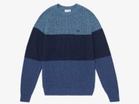 Мужской шерстяной свитер Lacoste в полоску