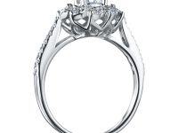 Классическое кольцо из белого золота э0912кц11190110_white