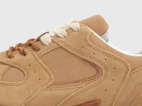 Кроссовки из натуральной кожи, Бежевый