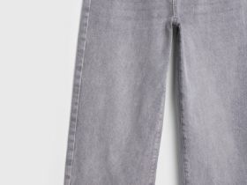 Прямые джинсы для девочек, Серый