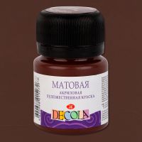 Акрил "Decola" 20 мл матовый Коричневая