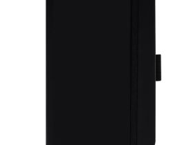 Скетчбук Гамма "Студия" 9х14 см 100 л 110 г, черный, твердая обложка, на резинке, слоновая кость