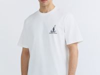 Футболка с принтом, Белый