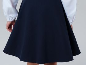 Юбка трикотажная "полусолнце"