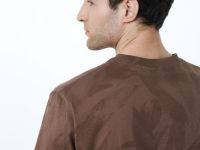 Футболка с растительным принтом, Серый