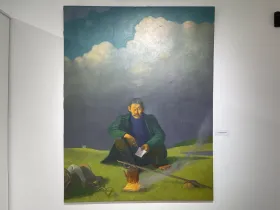 В Якутске открылась ретроспектива живописи Федора Жегусова «Человек. Время. Память»