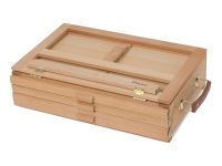 Мольберт настольный Pinax TE-03B с органайзером для пастели/карандашей/кистей, 3 лотка, бук