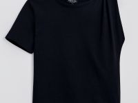 Топ из хлопка с открытым плечом и фигурным узлом