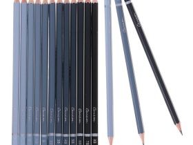 Набор карандашей чернографитных "Сонет" 12 шт (2H-8B)