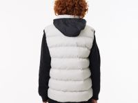 Мужской стёганный жилет Lacoste с высоким воротом