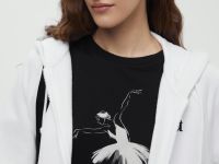 Укороченная футболка с принтом из капсулы Балет