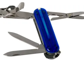 Нож-брелок Victorinox NailClip 580, 8 функций синий