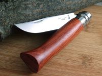 Складной Нож Opinel №8 VRI Luxury Tradition Bubinga, нержавеющая сталь Sandvik 12C27, Бубинга, 226086, подарочная упаковка