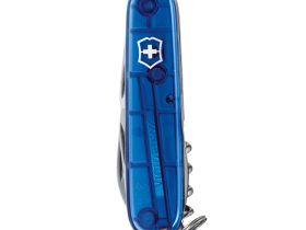 Нож перочинный Victorinox Spartan, сталь X55CrMo14, рукоять Cellidor®, полупрозрачный синий,12 функций, 91мм