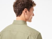Мужская рубашка Lacoste из смеси хлопка и шерсти
